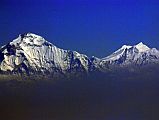 01 Flight To Kathmandu 04 Dhaulagiri and Tukuche Peak Close Up